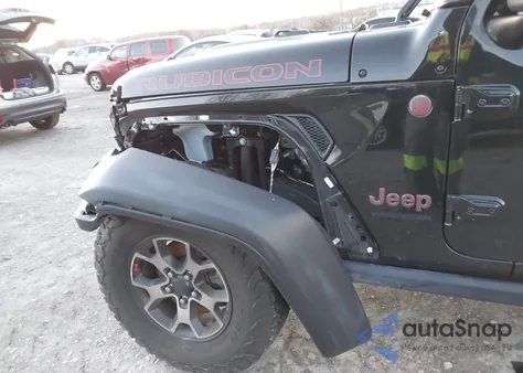 2021 Jeep Wrangler Rubicon 4X4 из США, поврежденный, VIN 1C4HJXCN7MW670650